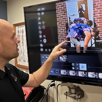 reviewing patient video